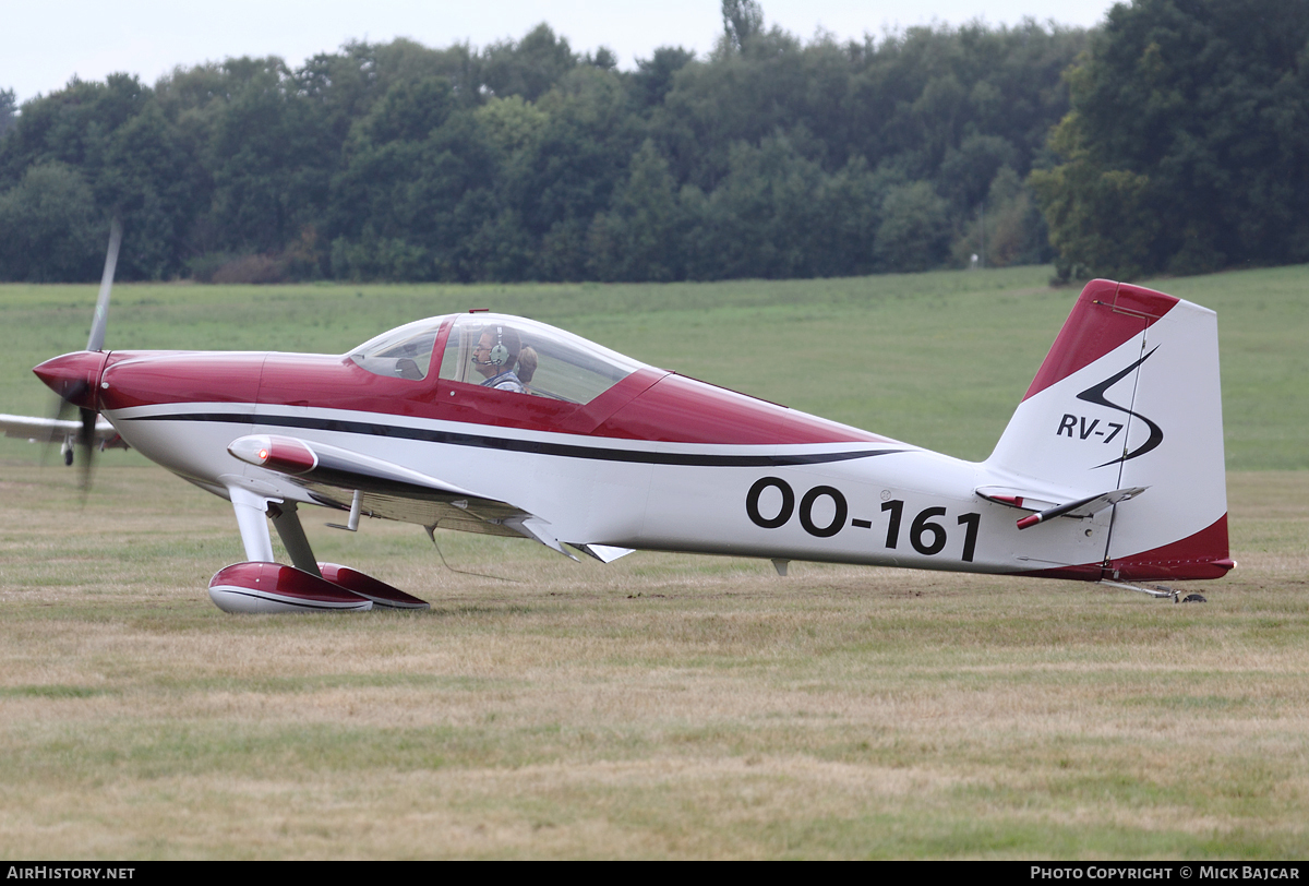 Aircraft Photo of OO-161 | Van's RV-7 | AirHistory.net #23601