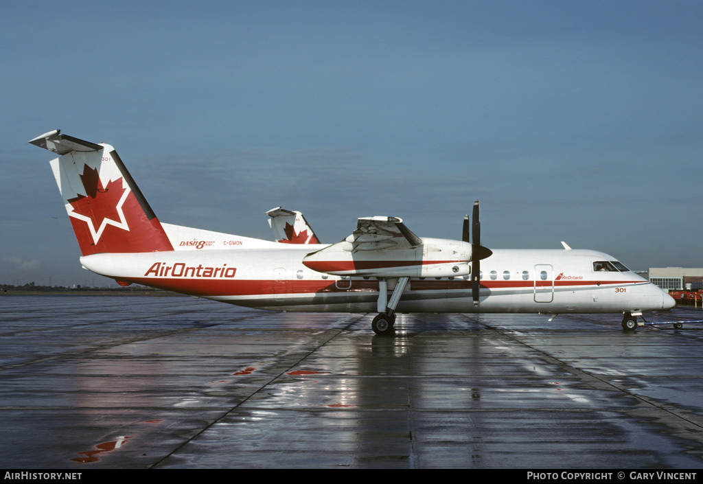 Aircraft Photo of C-GMON | De Havilland Canada DHC-8-301 Dash 8 | Air Ontario | AirHistory.net #23606