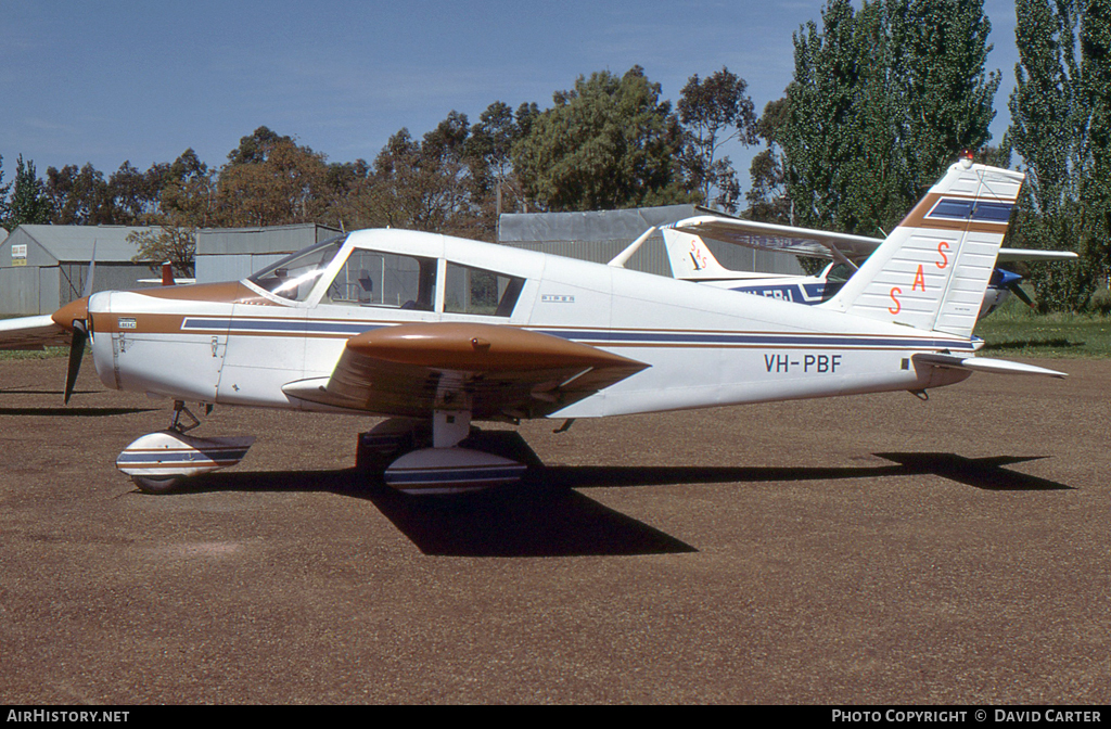 Aircraft Photo of VH-PBF | Piper PA-28-140 Cherokee C | Southern Air Services - SAS | AirHistory.net #23614