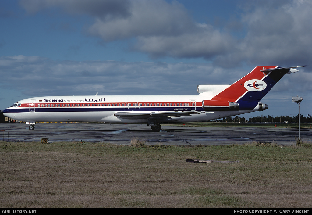 Aircraft Photo of 4W-ACJ | Boeing 727-2N8/Adv | Yemenia - Yemen Airways | AirHistory.net #23617
