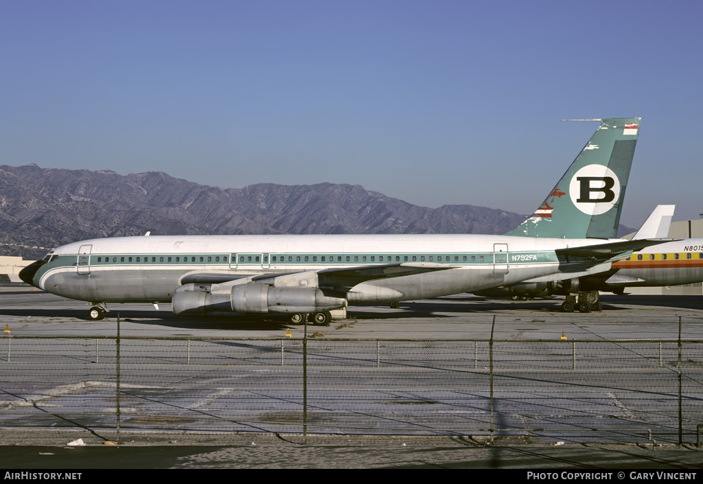 Aircraft Photo of N792FA | Boeing 707-138B | Bouraq Indonesia Airlines | AirHistory.net #23618