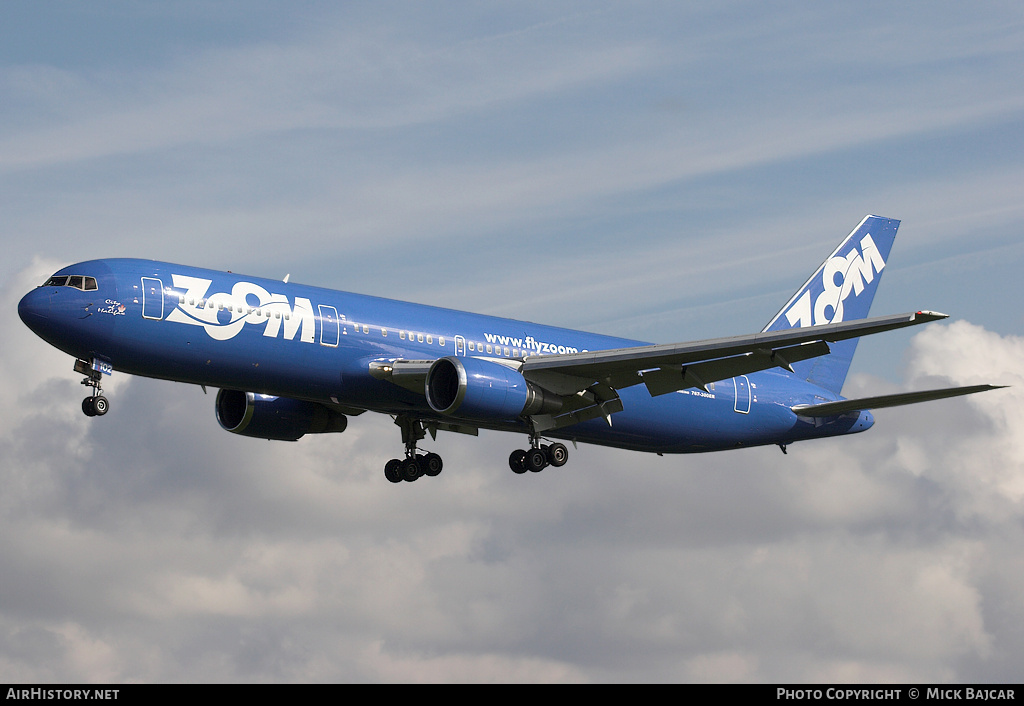 Aircraft Photo of C-GZMM | Boeing 767-328/ER | Zoom Airlines | AirHistory.net #23646