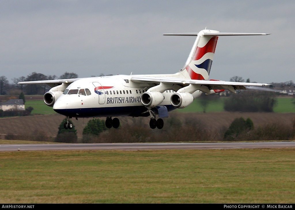 Aircraft Photo of G-MIMA | British Aerospace BAe-146-200 | British Airways | AirHistory.net #23690