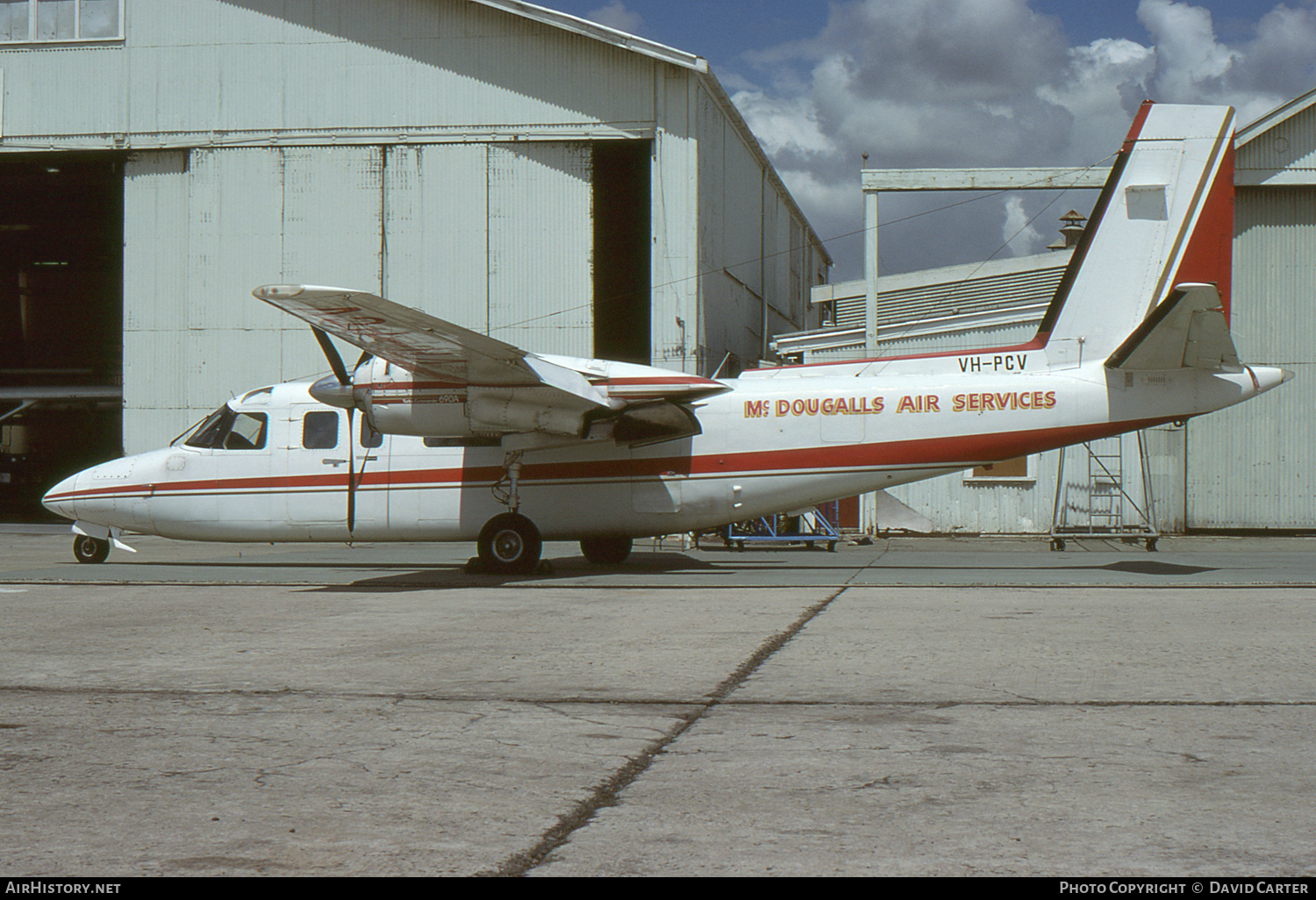 Aircraft Photo of VH-PCV | Rockwell 690A Turbo Commander | McDougalls Air Services | AirHistory.net #23705
