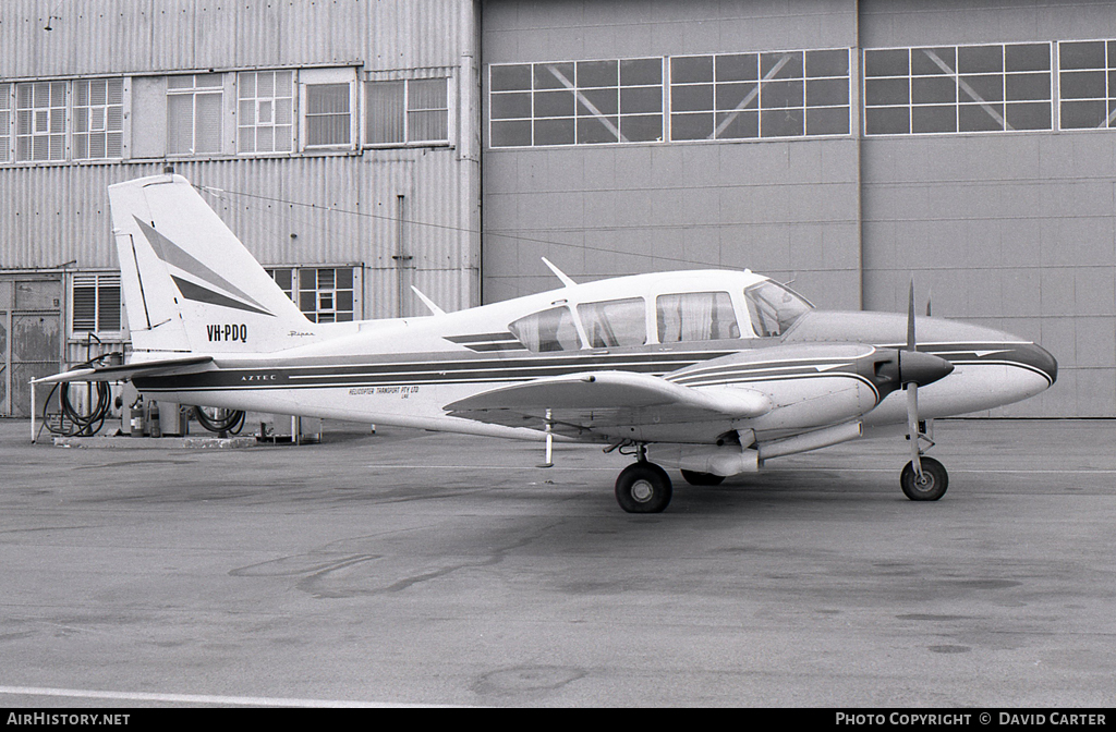 Aircraft Photo of VH-PDQ | Piper PA-23-250 Aztec C | Helicopter Transport | AirHistory.net #23715