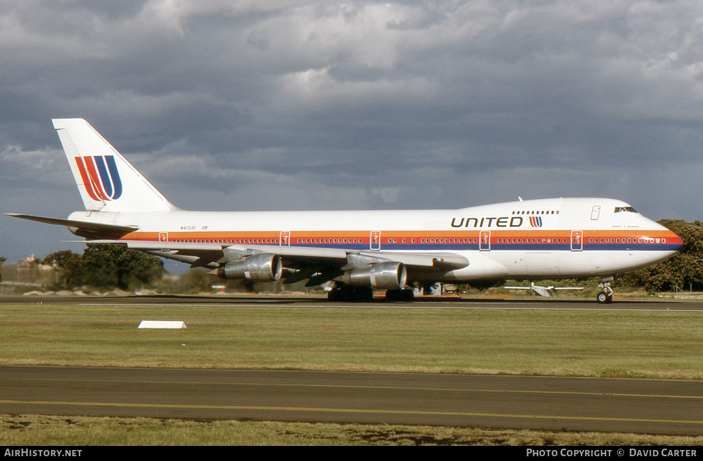 Aircraft Photo of N4723U | Boeing 747-122 | United Airlines | AirHistory.net #23721