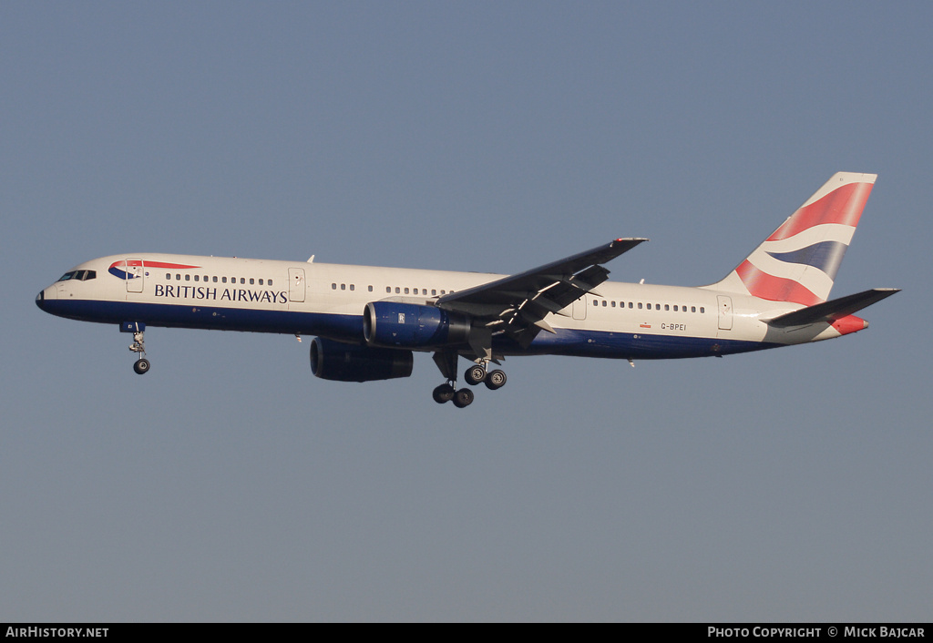 Aircraft Photo of G-BPEI | Boeing 757-236 | British Airways | AirHistory.net #23736