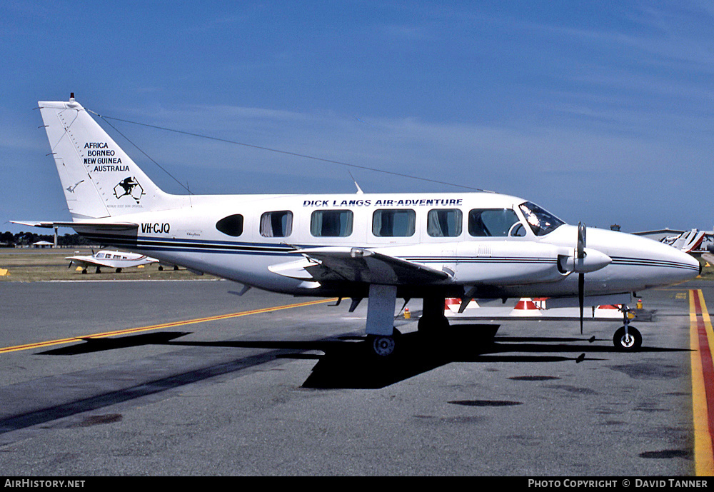 Aircraft Photo of VH-CJQ | Piper PA-31-350 Chieftain | Dick Lang's Air Adventure | AirHistory.net #23749