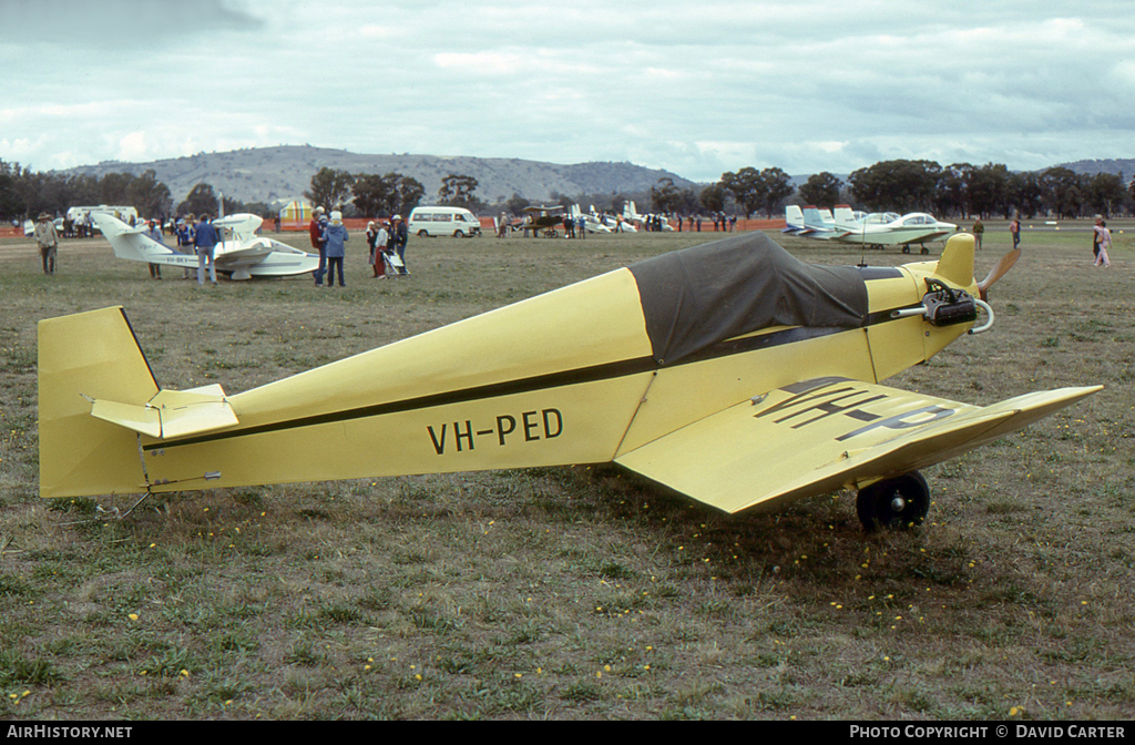 Aircraft Photo of VH-PED | Jodel D-9 Bebe | AirHistory.net #23769