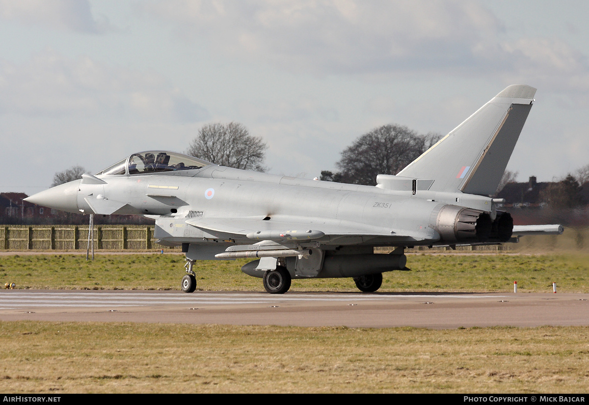 Aircraft Photo of ZK351 | Eurofighter EF-2000 Typhoon FGR4 | UK - Air Force | AirHistory.net #23782