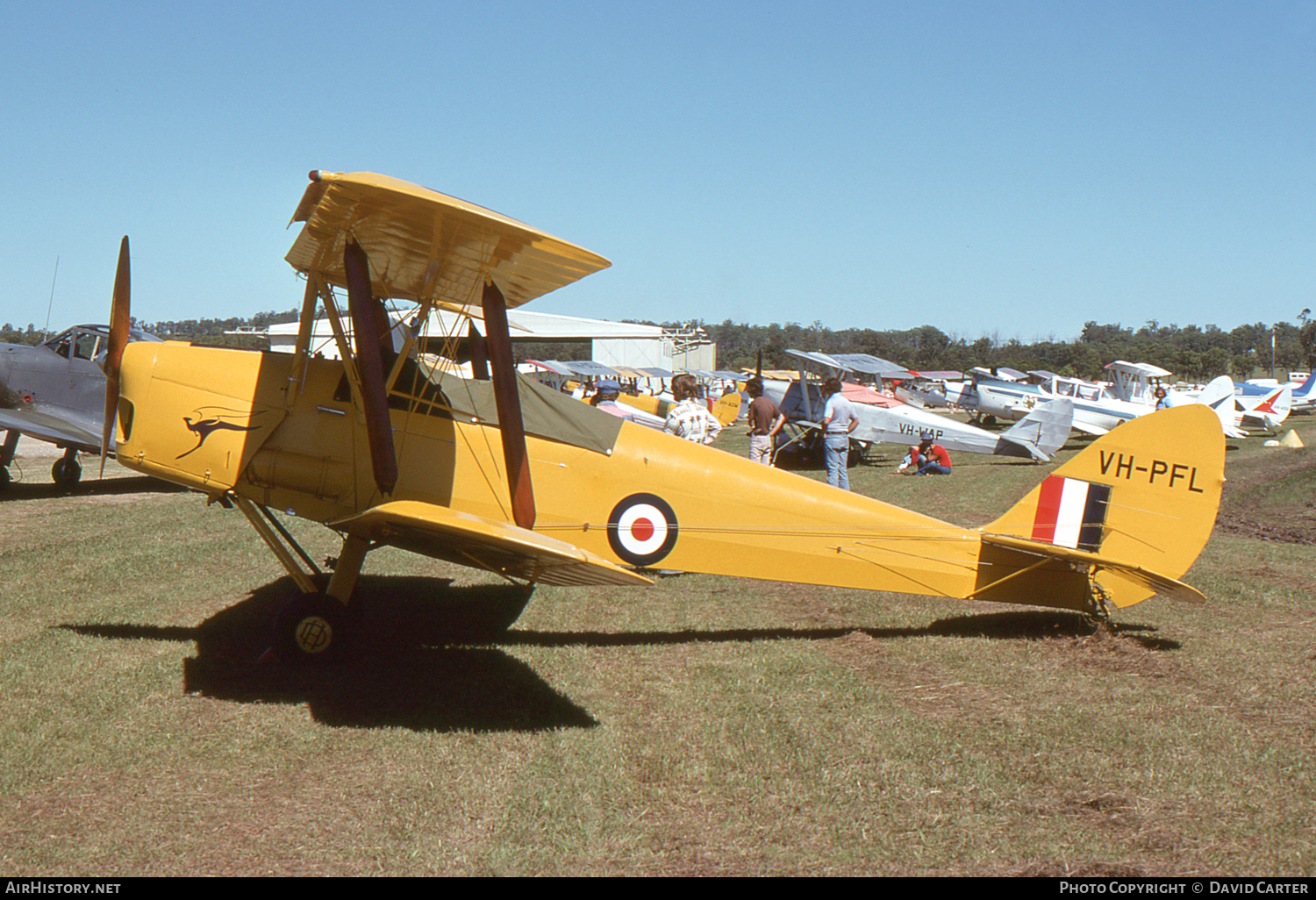 Aircraft Photo of VH-PFL | De Havilland D.H. 82A Tiger Moth | Australia - Air Force | AirHistory.net #23790