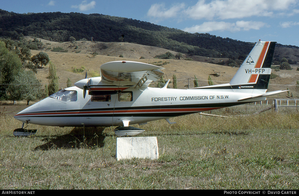 Aircraft Photo of VH-PFP | Partenavia P-68B | Forestry Commission of NSW | AirHistory.net #23792