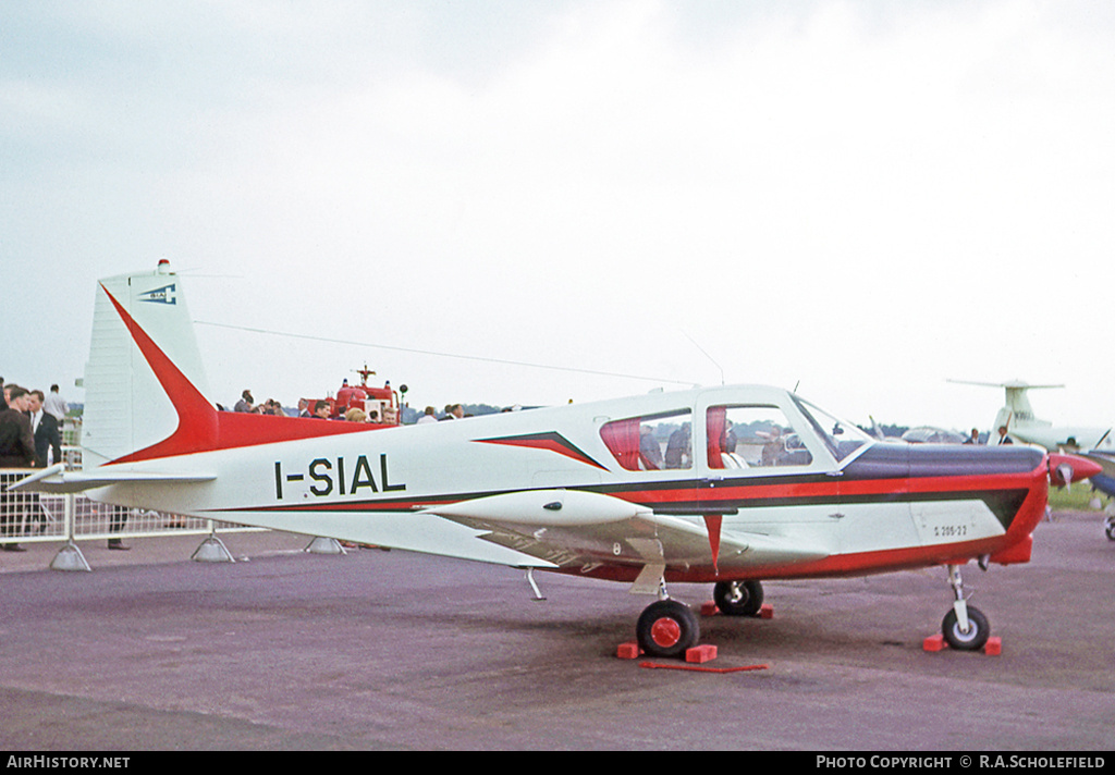 Aircraft Photo of I-SIAL | SIAI-Marchetti S-205-22R | AirHistory.net #23805