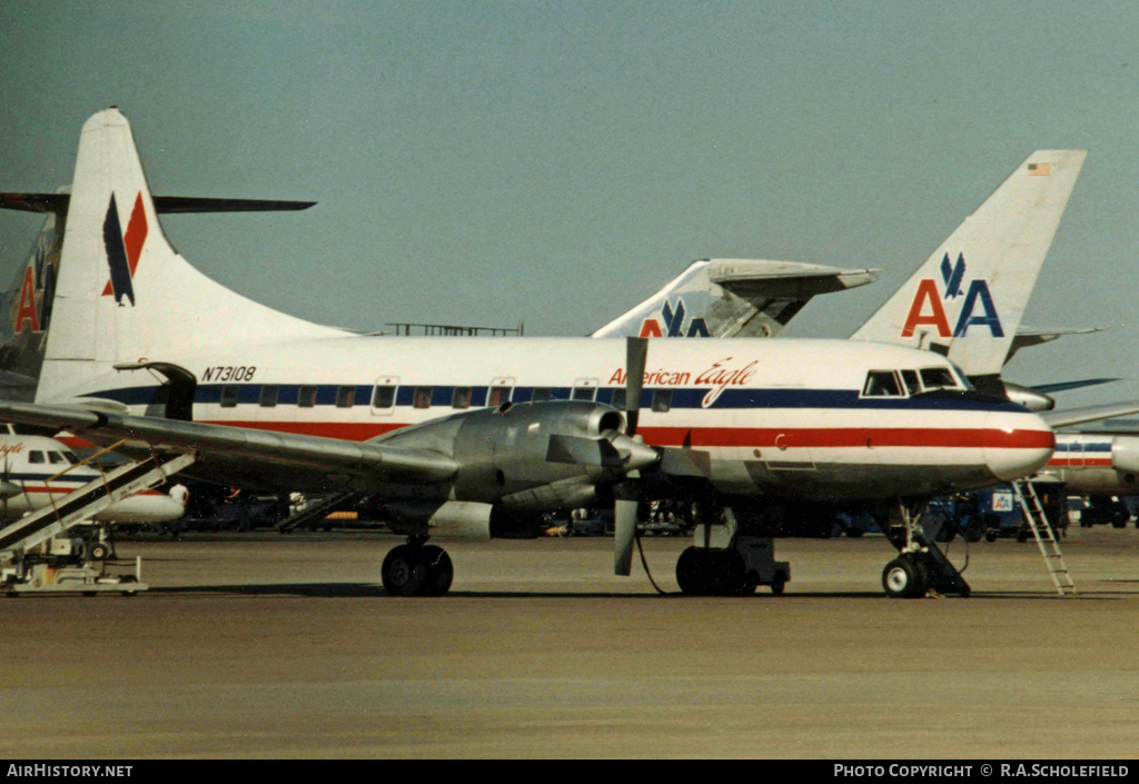 Aircraft Photo of N73108 | Convair 580 | American Eagle | AirHistory.net #23812