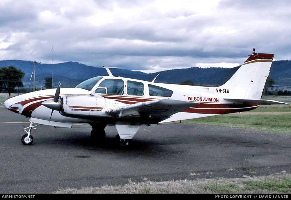 Aircraft Photo of VH-CLA | Beech D55 Baron | Wilson Aviation | AirHistory.net #23830