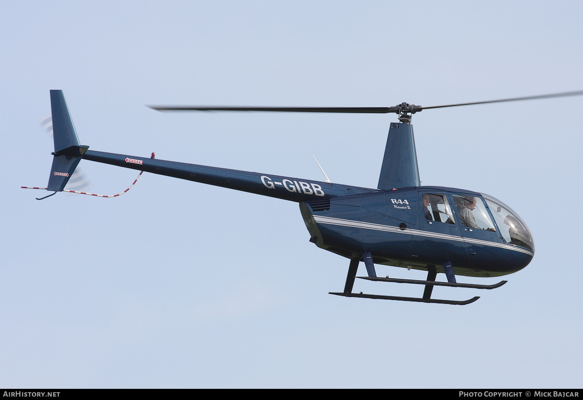 Aircraft Photo of G-GIBB | Robinson R-44 Raven II | AirHistory.net #23836