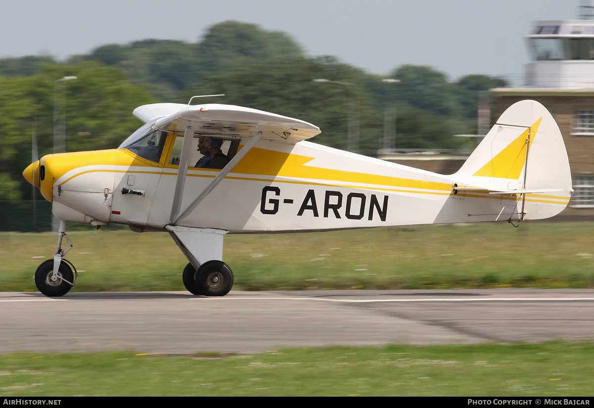 Aircraft Photo of G-ARON | Piper PA-22-108 Colt | AirHistory.net #23841