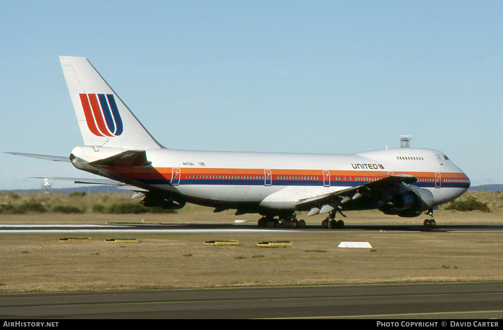 Aircraft Photo of N4716U | Boeing 747-122 | United Airlines | AirHistory.net #23875