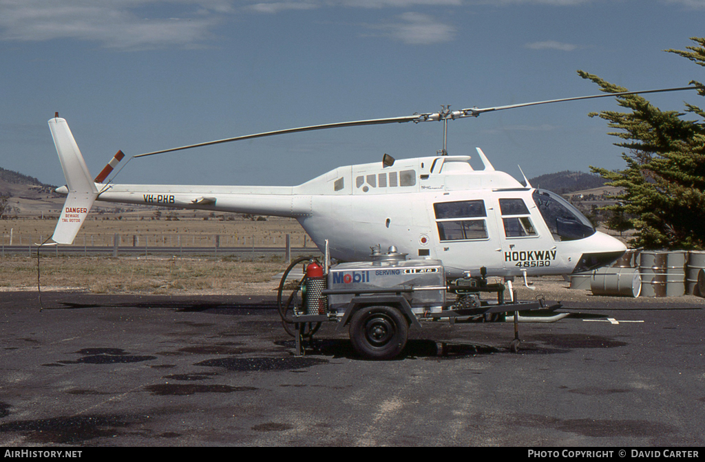 Aircraft Photo of VH-PHB | Bell 206B-2 JetRanger II | Hookway | AirHistory.net #23880