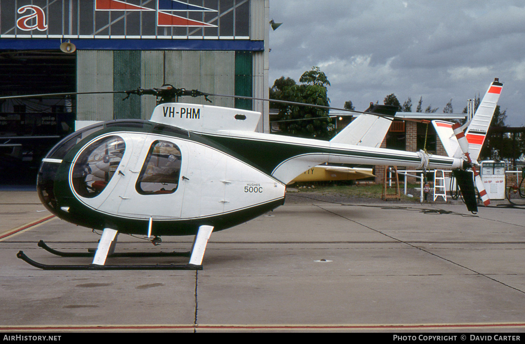 Aircraft Photo of VH-PHM | Hughes 500C (369HS) | AirHistory.net #23886