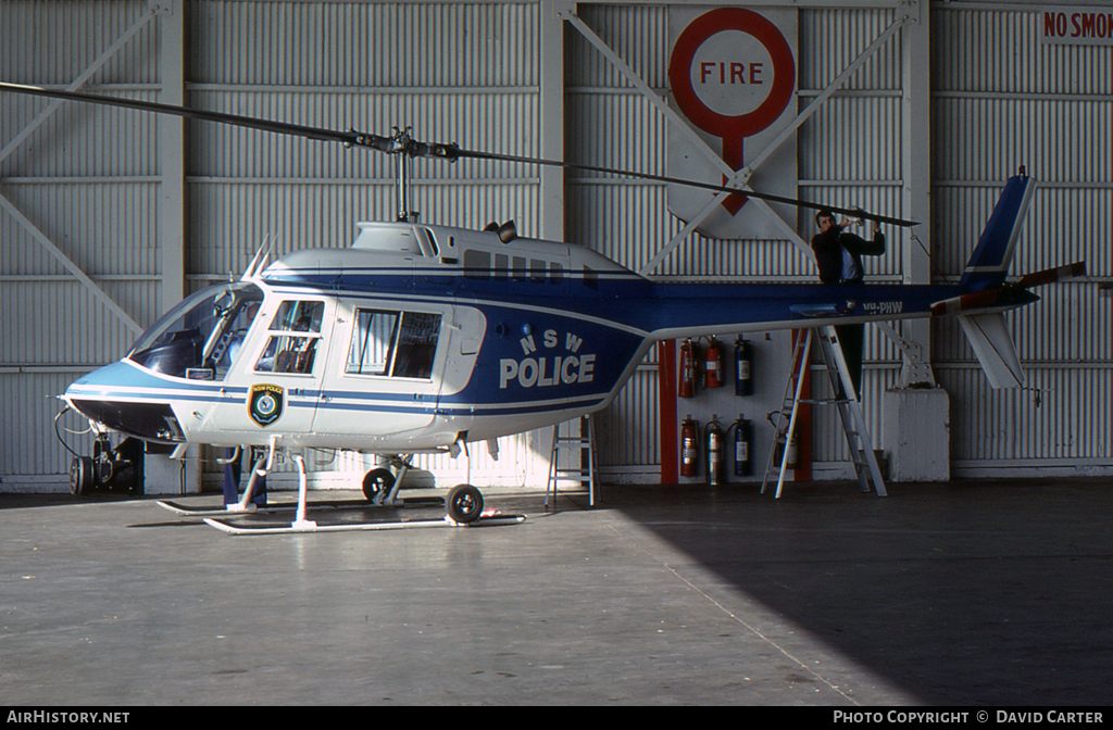Aircraft Photo of VH-PHW | Bell 206B-3 JetRanger III | New South Wales Police Service | AirHistory.net #23888