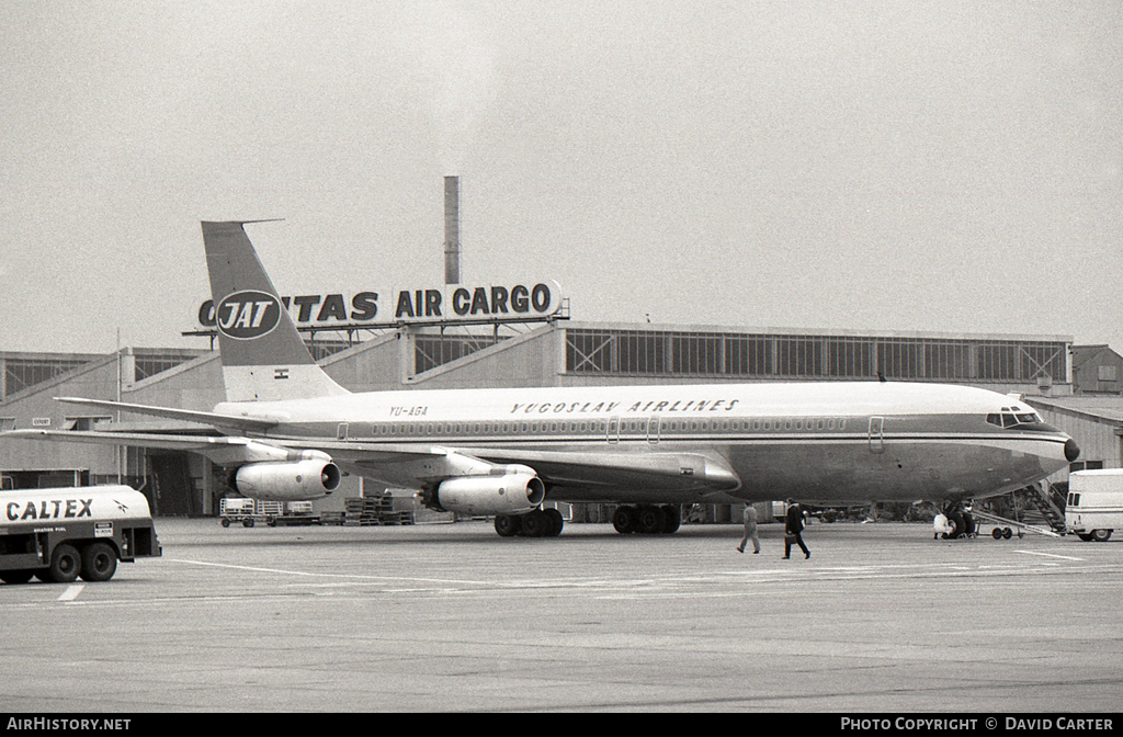 Aircraft Photo of YU-AGA | Boeing 707-321 | JAT Yugoslav Airlines - Jugoslovenski Aerotransport | AirHistory.net #23890