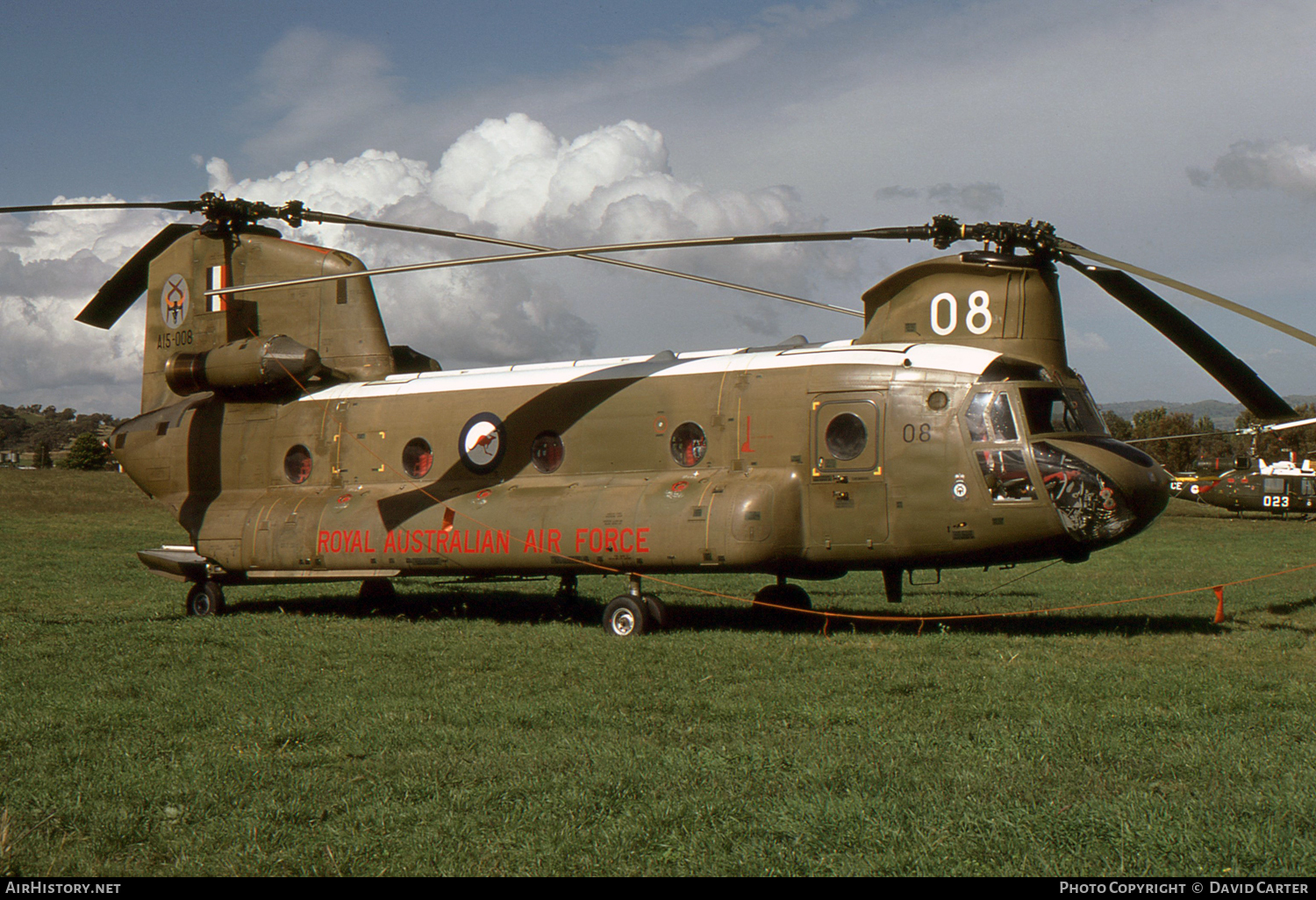 Aircraft Photo of A15-008 | Boeing Vertol CH-47C Chinook | Australia - Air Force | AirHistory.net #23891