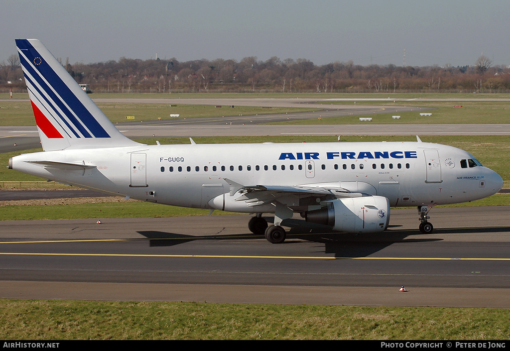 Aircraft Photo of F-GUGQ | Airbus A318-111 | Air France | AirHistory.net #23906