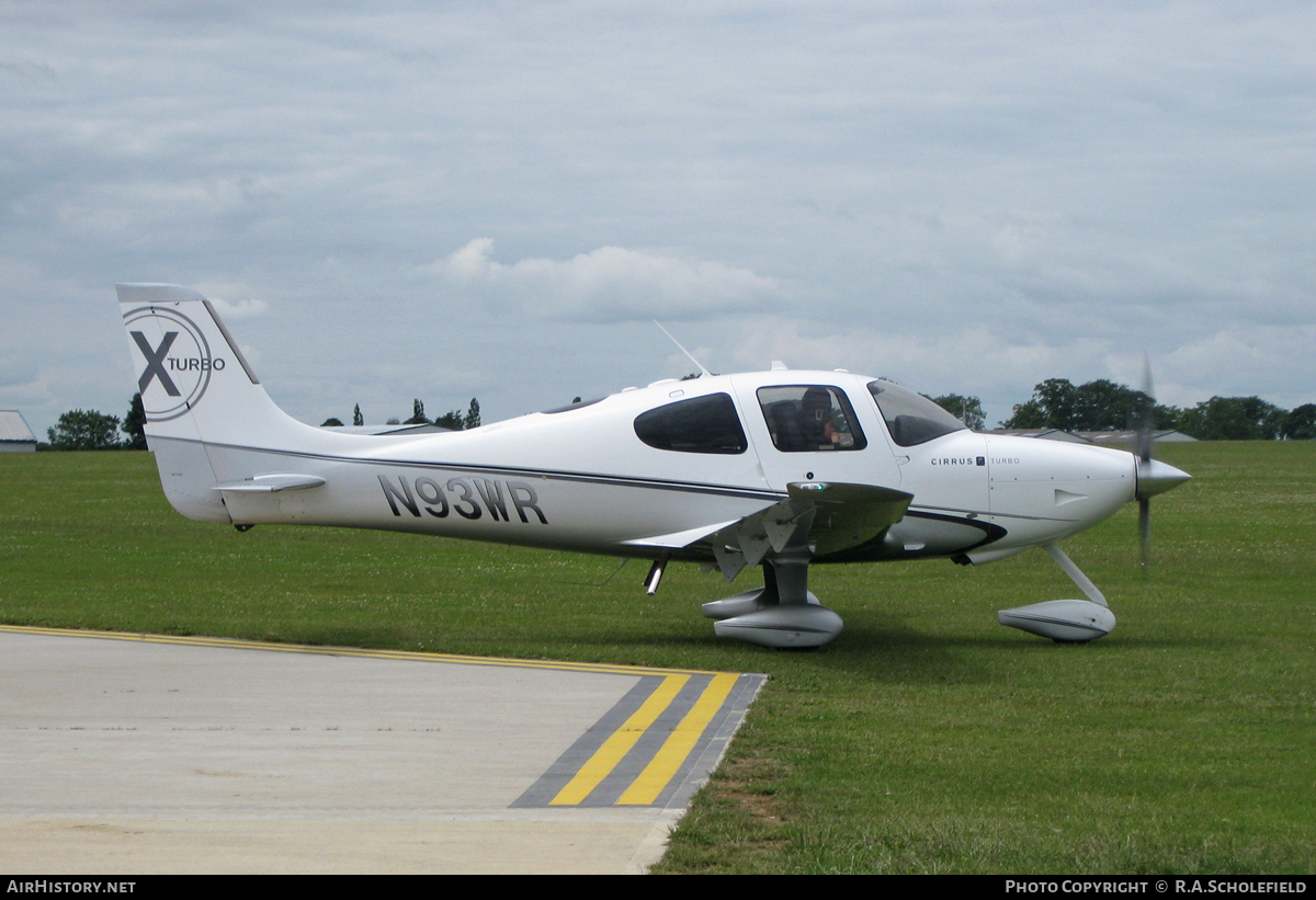 Aircraft Photo of N93WR | Cirrus SR-22 G3-X Turbo | AirHistory.net #23909