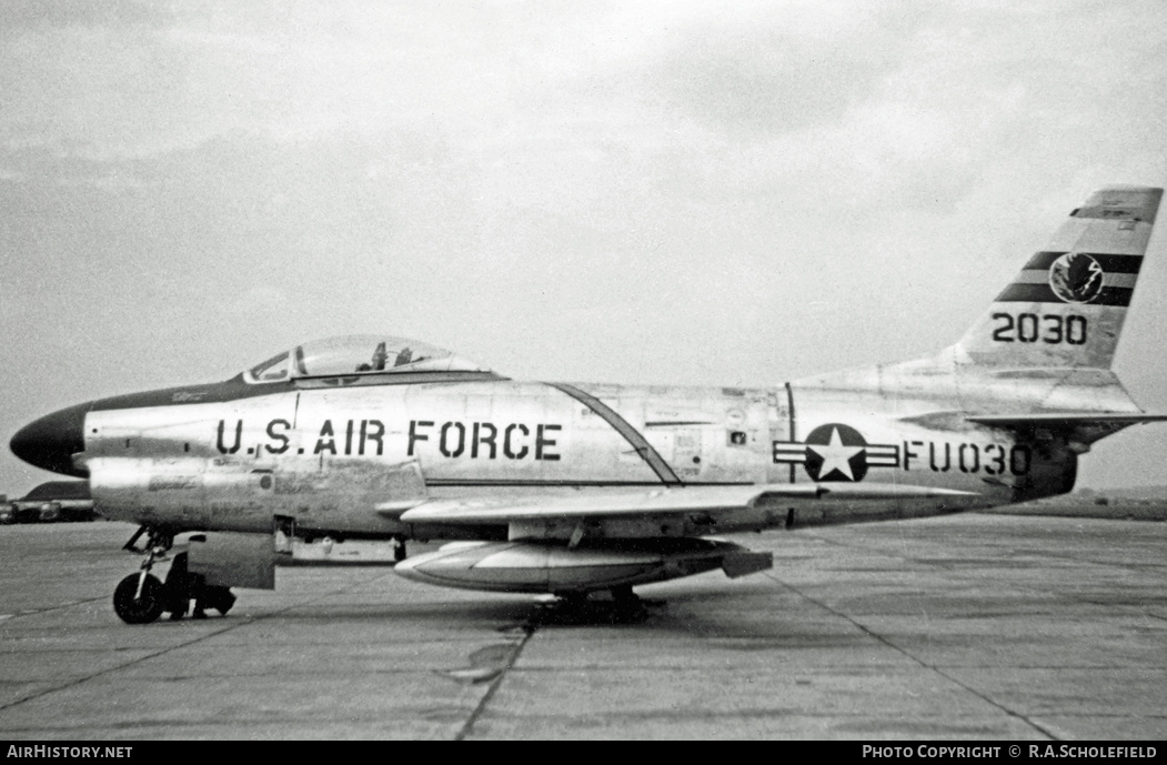 Aircraft Photo of 52-10030 / 2030 | North American F-86D Sabre | USA - Air Force | AirHistory.net #23910