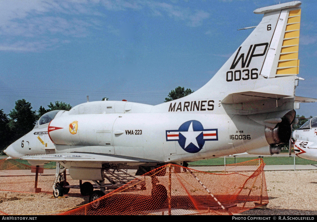 Aircraft Photo of 160036 / 0036 | McDonnell Douglas A-4M Skyhawk II | USA - Marines | AirHistory.net #23919