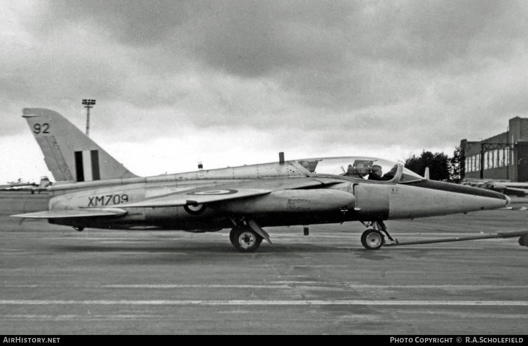 Aircraft Photo of XM709 | Folland Fo.144 Gnat T.1 | UK - Air Force | AirHistory.net #23941