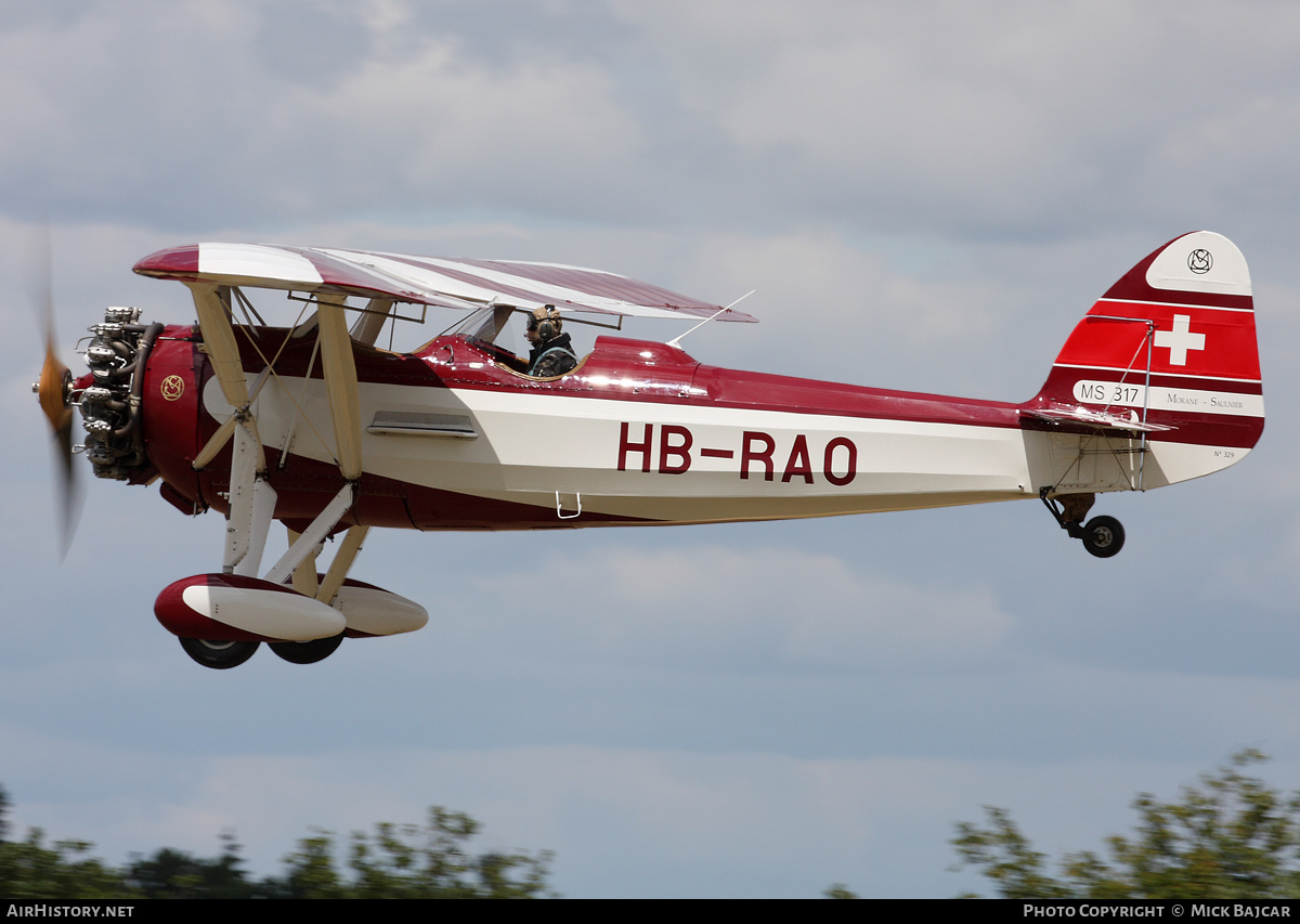 Aircraft Photo of HB-RAO | Morane-Saulnier MS-317 | AirHistory.net #23975