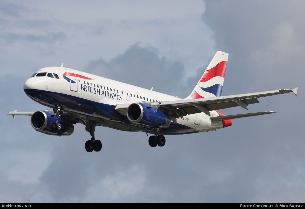Aircraft Photo of G-EUPP | Airbus A319-131 | British Airways | AirHistory.net #23977