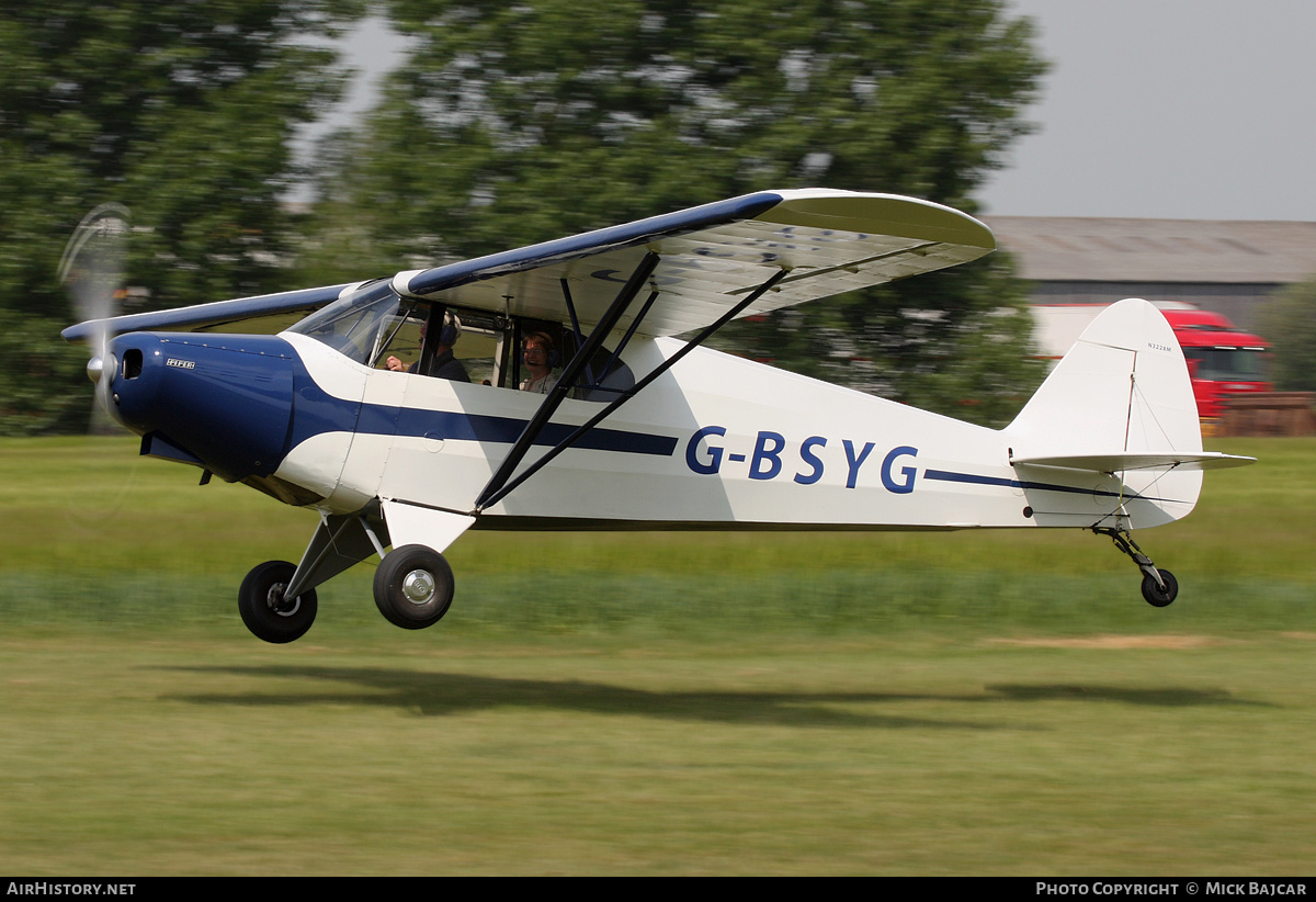 Aircraft Photo of G-BSYG | Piper PA-12 Super Cruiser | AirHistory.net #23998