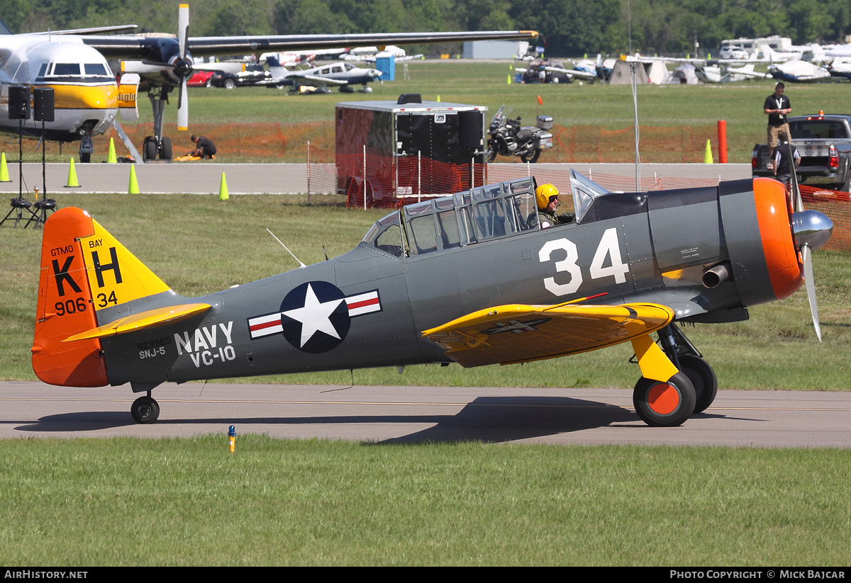 Aircraft Photo of N29965 / 90634 | North American SNJ-5 Texan | USA - Navy | AirHistory.net #24026