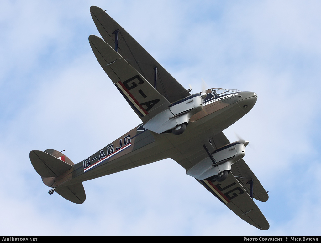 Aircraft Photo of G-AGJG | De Havilland D.H. 89A Dragon Rapide | Scottish Airways | AirHistory.net #24033