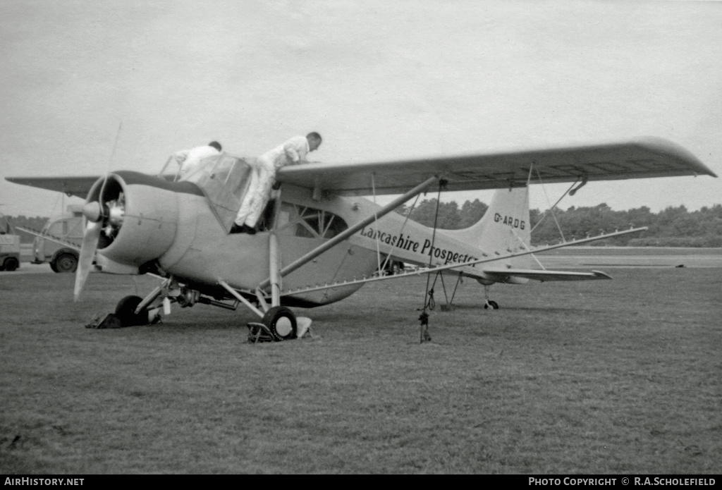 Aircraft Photo of G-ARDG | Edgar Percival EP-9 Prospector 2 | Lancashire Prospector | AirHistory.net #24044