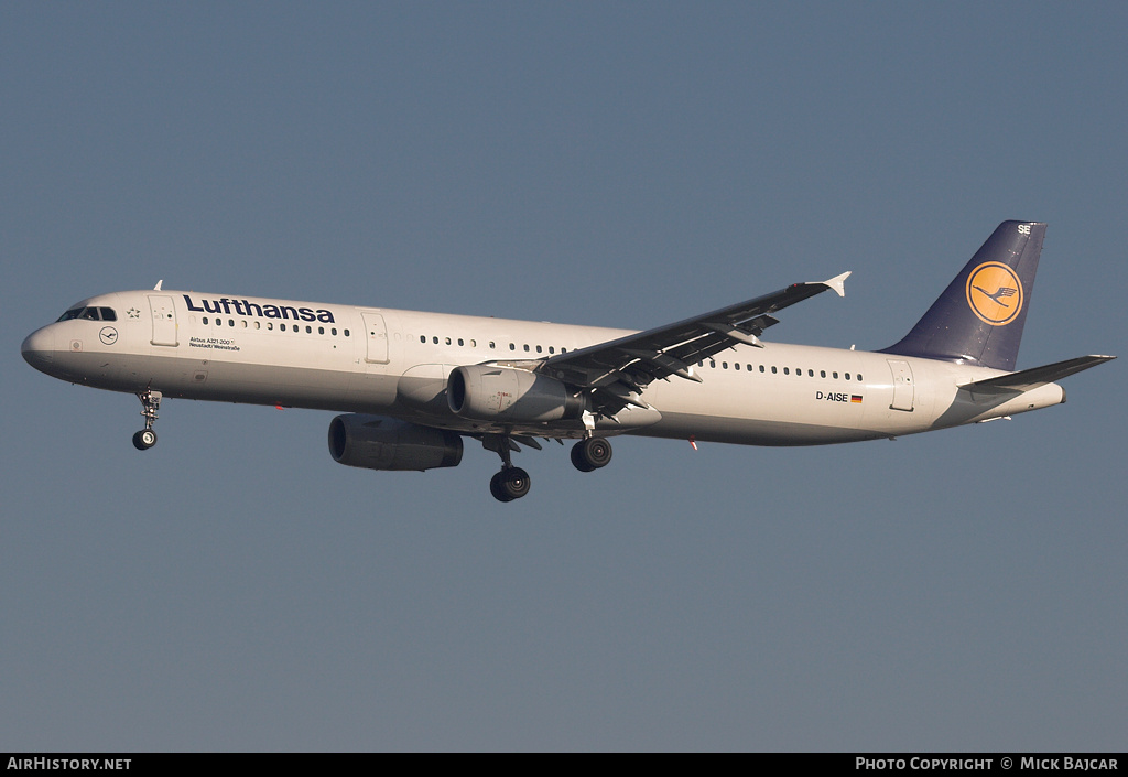 Aircraft Photo of D-AISE | Airbus A321-231 | Lufthansa | AirHistory.net #24052