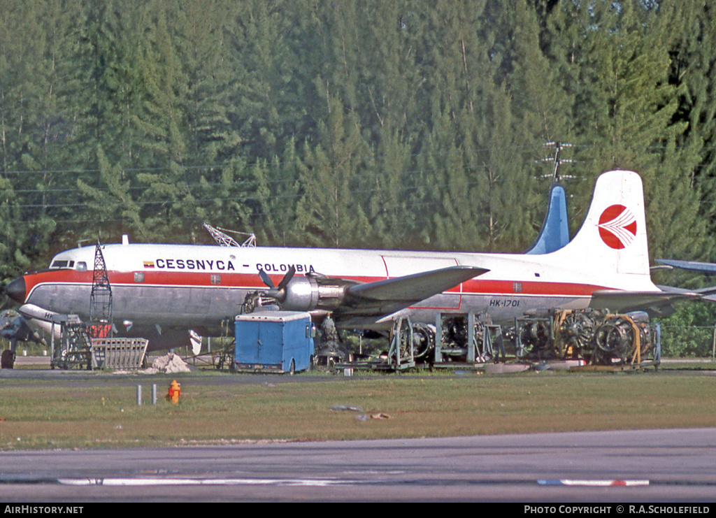 Aircraft Photo of HK-1701 | Douglas DC-6B(F) | Cessnyca | AirHistory.net #24056