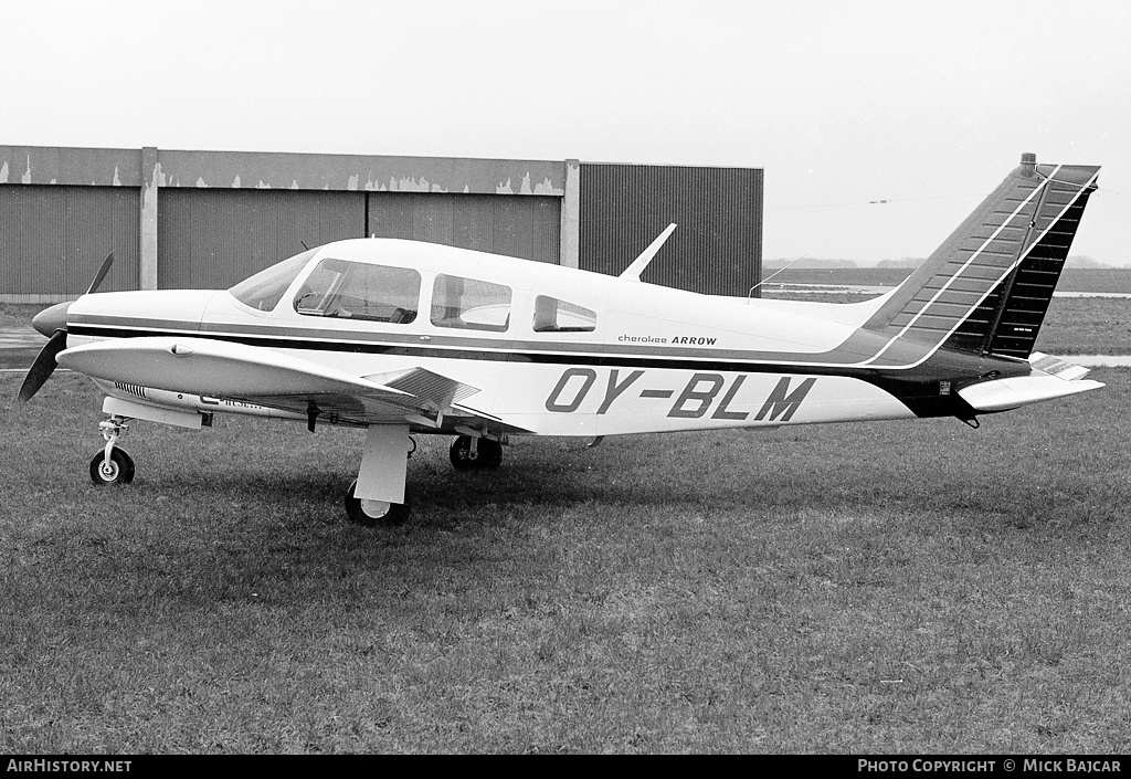 Aircraft Photo of OY-BLM | Piper PA-28R-200 Cherokee Arrow II | AirHistory.net #24082