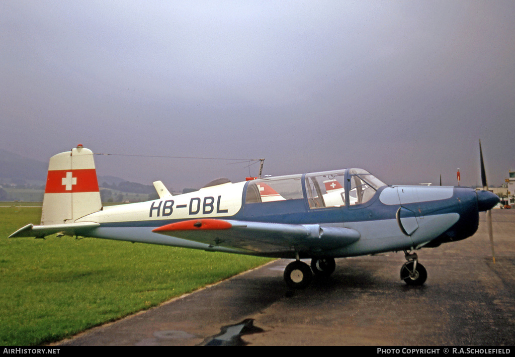Aircraft Photo of HB-DBL | Saab 91D Safir | AirHistory.net #24123