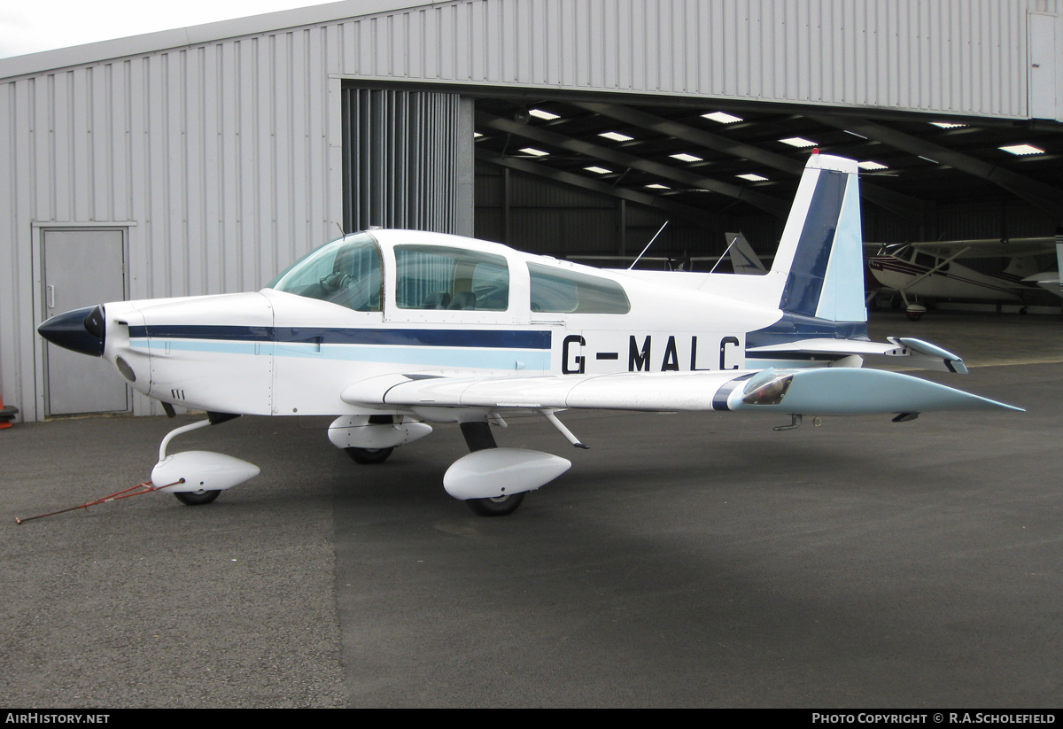 Aircraft Photo of G-MALC | Grumman American AA-5 Traveler | AirHistory.net #24143
