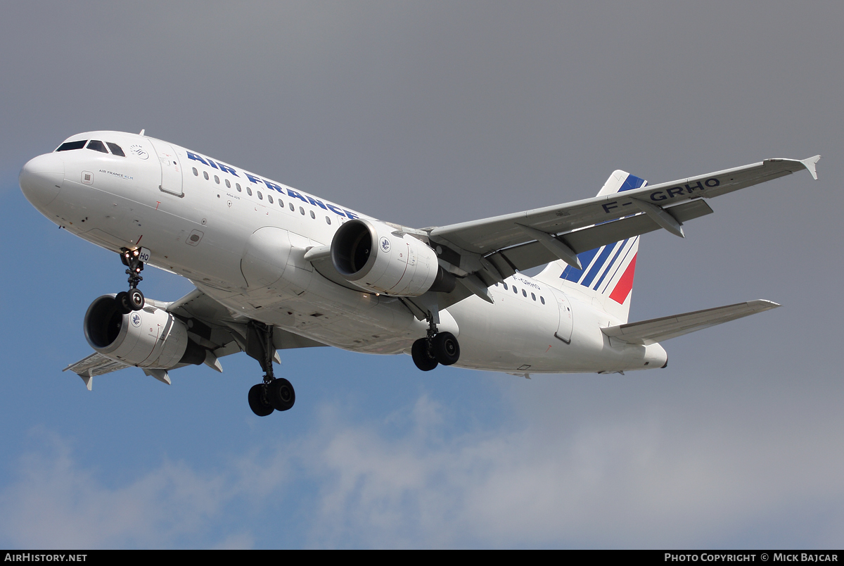 Aircraft Photo of F-GRHQ | Airbus A319-111 | Air France | AirHistory.net #24153