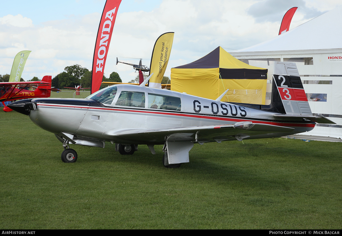 Aircraft Photo of G-OSUS | Mooney M-20K 231 | AirHistory.net #24182