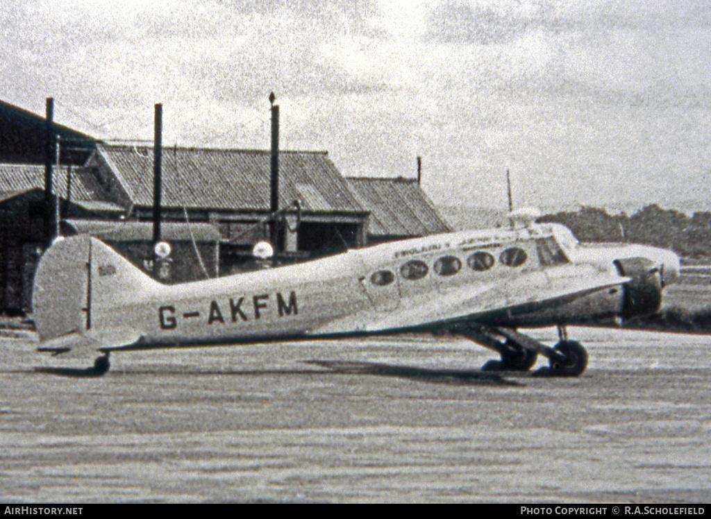 Aircraft Photo of G-AKFM | Avro 652A Anson I | Finglands Airways | AirHistory.net #24230