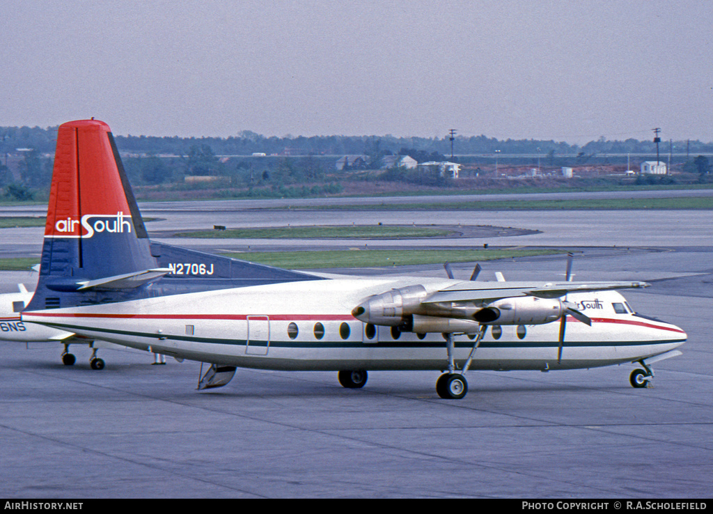 Aircraft Photo of N2706J | Fairchild F-27J | Air South | AirHistory.net #24236