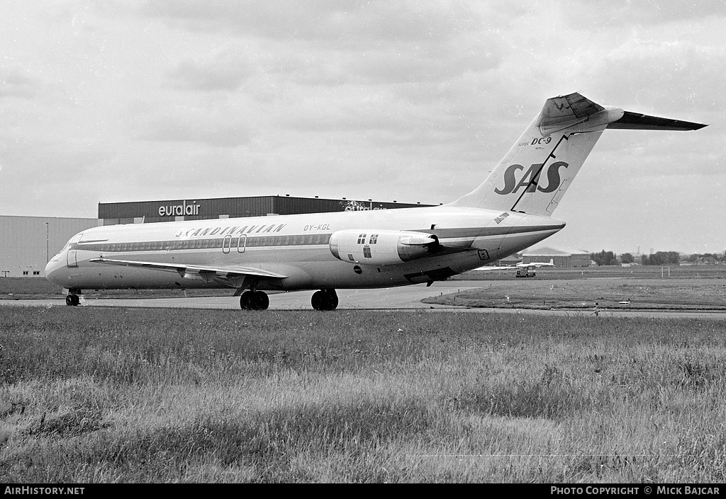Aircraft Photo of OY-KGL | McDonnell Douglas DC-9-41 | Scandinavian Airlines - SAS | AirHistory.net #24284