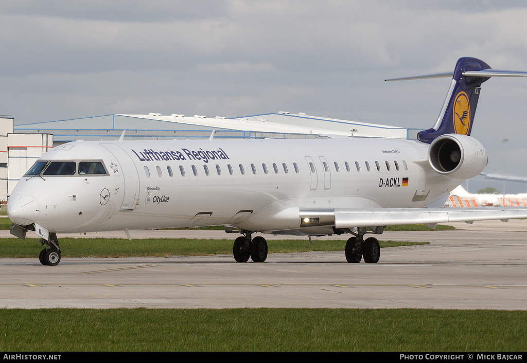 Aircraft Photo of D-ACKL | Bombardier CRJ-900LR (CL-600-2D24) | Lufthansa Regional | AirHistory.net #24309