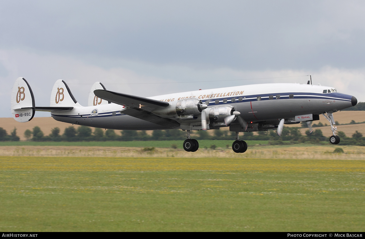 Aircraft Photo of HB-RSC | Lockheed L-1049F Super Constellation | Breitling | AirHistory.net #24329